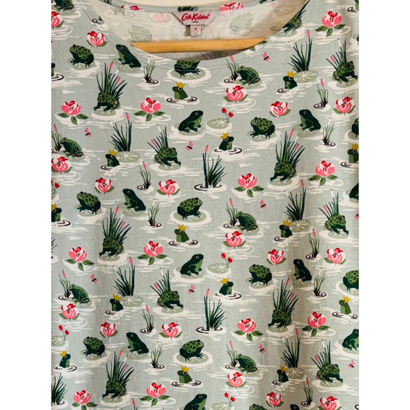 Cath Kidston Girls Size 8 Frog Flower Dress - Picture 3 of 9